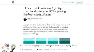 
                            4. How to build Login and Sign Up functionality for your iOS app ...