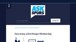 
                            9. How to buy a One Hotspur Membership – Ask Spurs