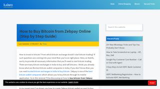 
                            6. How to Buy Bitcoin from Zebpay Online (Step by Step Guide ...