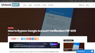 
                            8. How to Bypass Google Account Verification FRP 2018 ...