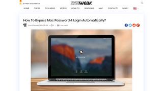 
                            5. How To Bypass Mac Password & Login Automatically?