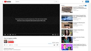 
                            6. How to bypass netflix - YouTube