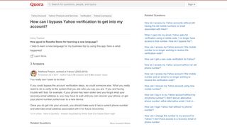 
                            9. How to bypass Yahoo verification to get into my account ...