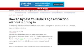 
                            9. How to bypass YouTube's age restriction without signing in ...
