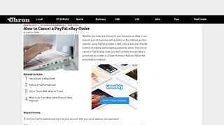 
                            7. How to Cancel a PayPal eBay Order | Chron.com