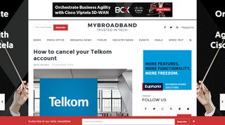 
                            3. How to cancel your Telkom account - mybroadband.co.za