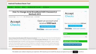 
                            9. How to Change Airtel Broadband WiFi Password {2 …