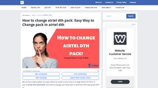 
                            3. How to change airtel dth pack: Step by step Guide …