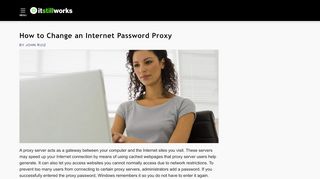 
                            4. How to Change an Internet Password Proxy | It Still …