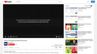 
                            8. How to Change Facebook Password - YouTube