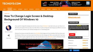 
                            11. How To Change Login Screen & Desktop Background Of Windows 10