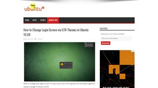 
                            8. How to Change Login Screen via GTK Themes in Ubuntu 16.04 - Tips ...