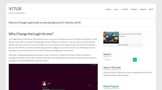 
                            9. How to Change Login/Lock screen background in Ubuntu 18.04 - VITUX