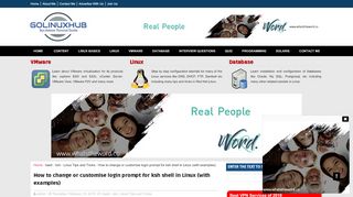 
                            7. How to change or customise login prompt for ksh shell in Linux (with ...