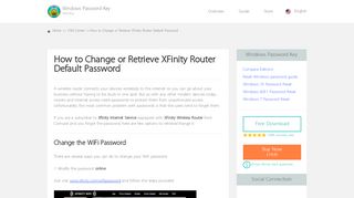 
                            5. How to Change or Retrieve XFinity Router Default Password