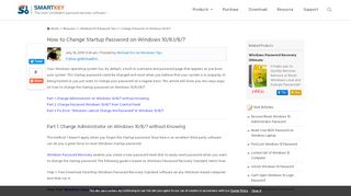 
                            6. How to Change Startup Password on Windows 10/8.1/8/7