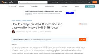 
                            3. How to change the default username and password for Huawei ...