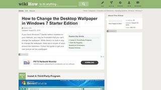 
                            4. How to Change the Desktop Wallpaper in Windows 7 Starter ...