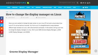 
                            10. How to change the display manager on Linux - AddictiveTips