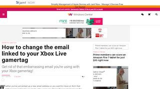 
                            1. How to change the email linked to your Xbox Live gamertag ...