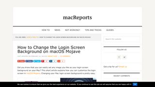 
                            1. How to Change the Login Screen Background on macOS Mojave ...