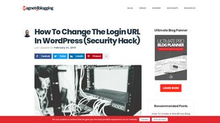 
                            4. How To Change The Login URL In WordPress - Magnet4Blogging