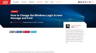 
                            7. How to Change the Windows Login Screen Message and Font