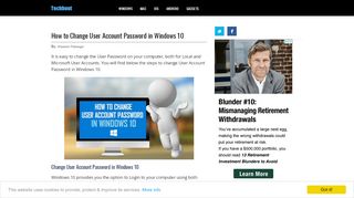 
                            9. How to Change User Account Password in Windows 10
