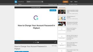 
                            9. How to Change Your Account Password in Flipkart