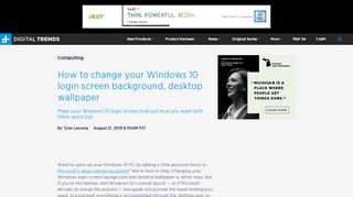 
                            10. How to Change Your Background or Login Screen in Windows 10 ...