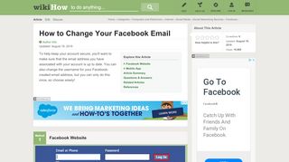 
                            5. How to Change Your Facebook Email: 11 Steps …