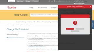 
                            2. How to Change Your Frontier Passwords | Frontier.com