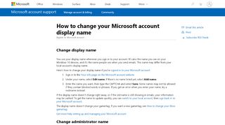 
                            2. How to change your Microsoft account display name