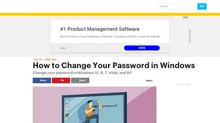 
                            3. How to Change Your Password in Windows 10, 8, & 7