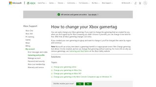 
                            4. How to Change Your Xbox Gamertag - Xbox Support