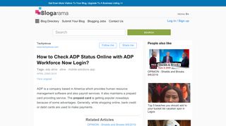 
                            10. How to Check ADP Status Online with ADP Workforce Now Login?