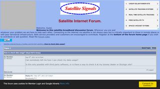 
                            9. How to check data usage? - Satellite internet