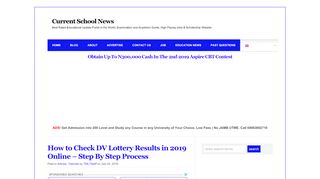 
                            8. How to Check DV Lottery Results in 2019 Online - Step By ...