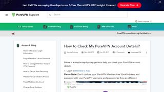 
                            4. How to Check My PureVPN Account Details?