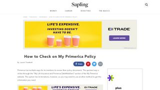 
                            8. How to Check on My Primerica Policy | Sapling.com