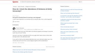 
                            9. How to check the attendance of Amizone at Amity University ...