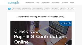 
                            7. How to Check Your Pag-IBIG Contributions Online ... - coins.ph