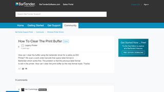 
                            7. How To Clear The Print Buffer – BarTender Support Portal