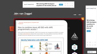 
                            6. How to combine Azure AD SSO with AWS programmatic access ? | J ...