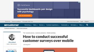
                            4. How to conduct successful customer surveys over mobile ...