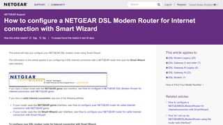 
                            9. How to configure a NETGEAR DSL Modem Router for Internet ...