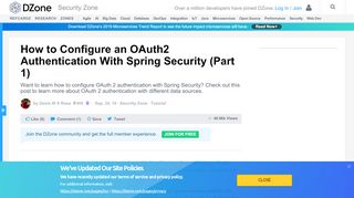 
                            6. How to Configure an OAuth2 Authentication With Spring Security (Part ...