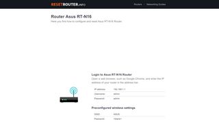 
                            7. How to Configure and Reset Asus RT-N16 Router