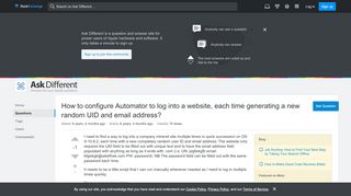 
                            9. How to configure Automator to log into a website, each ...