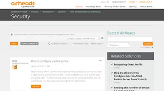 
                            1. How to configure captive portal - Airheads Community